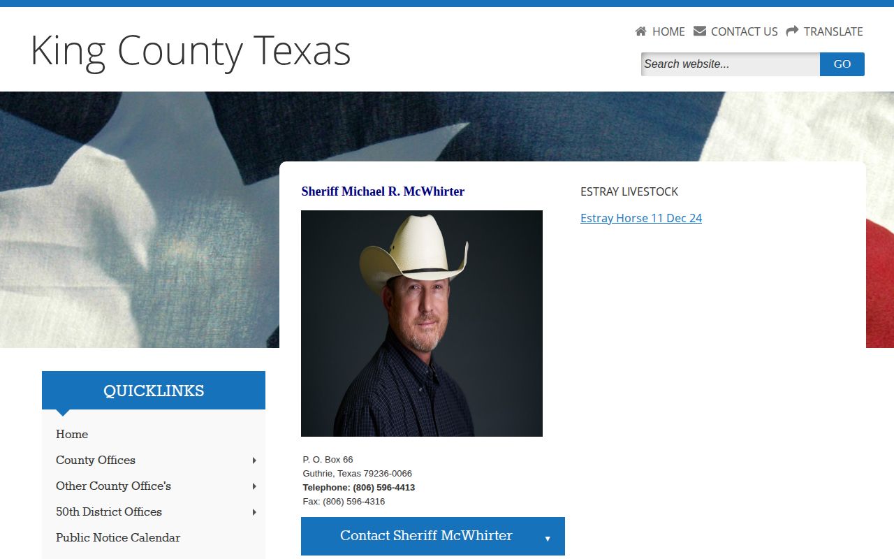 King County Sheriff official booking record request contact page